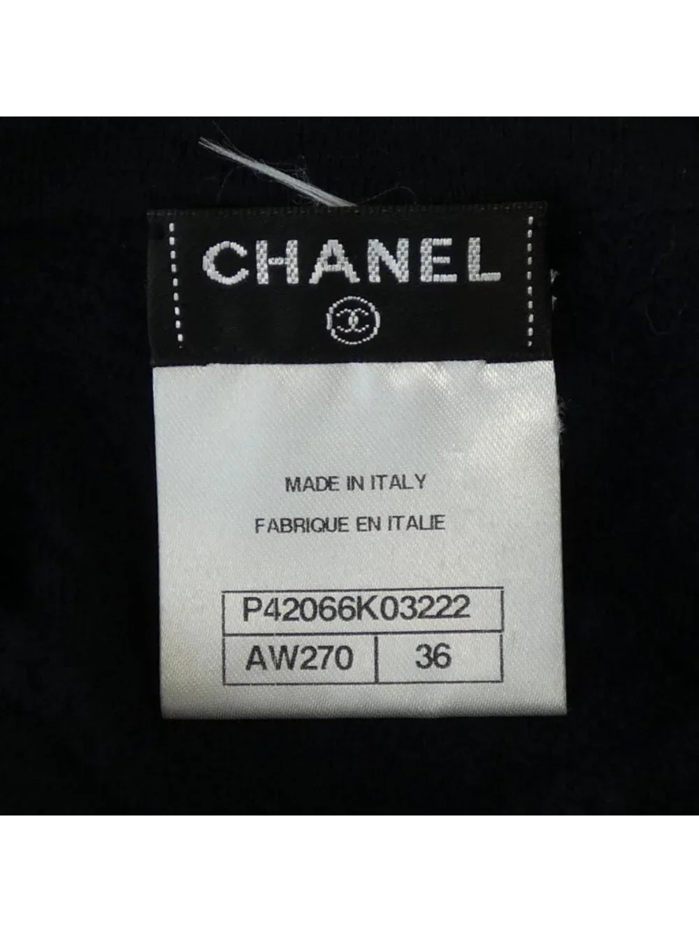 Chanel Knit Sweater Navy